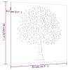 Patio Wall Decoration 21.7"x21.7" Corten Steel Tree Design