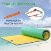 Floating Water Pad Mat, 3-Layer Tear-Resistant XPE Foam Water Floating Mat, Lily Pad for Water Recreation Pool, Lake, Beach, Ocean