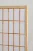 4 Panel Oriental Shoji Screen / Room Divider, Natural