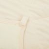 Weighted Blanket Light Cream 86.6"x102.4" 33.1 lb Fabric