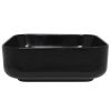 Basin Ceramic Square Black 15"x15"x5.3"