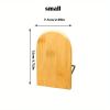 Renewable Bamboo Book Stand: Simple Log Texture Desk Decor for Office & School Storage
